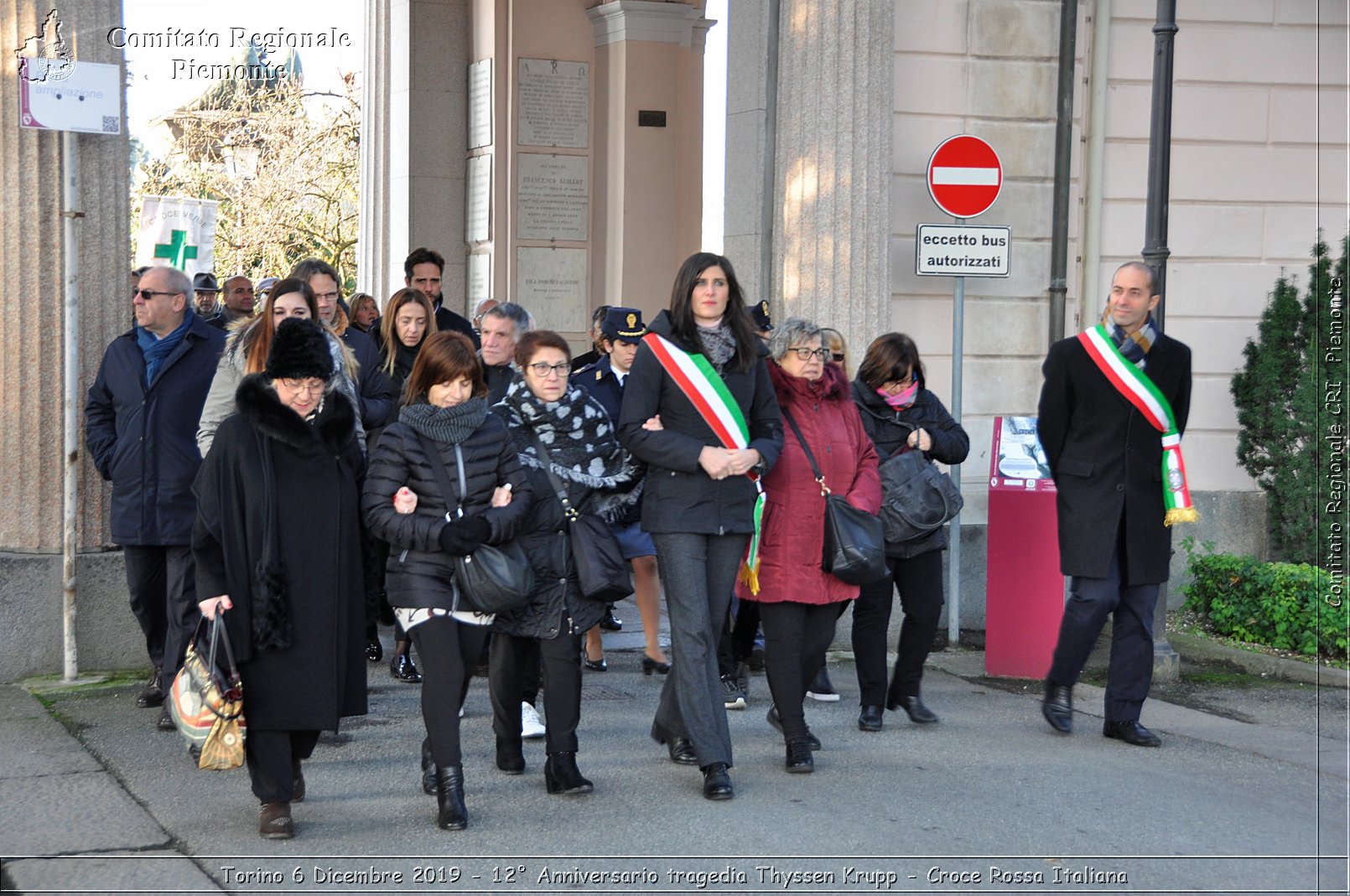 Torino 6 Dicembre 2019 - 12 Anniversario tragedia Thyssen Krupp - Croce Rossa Italiana