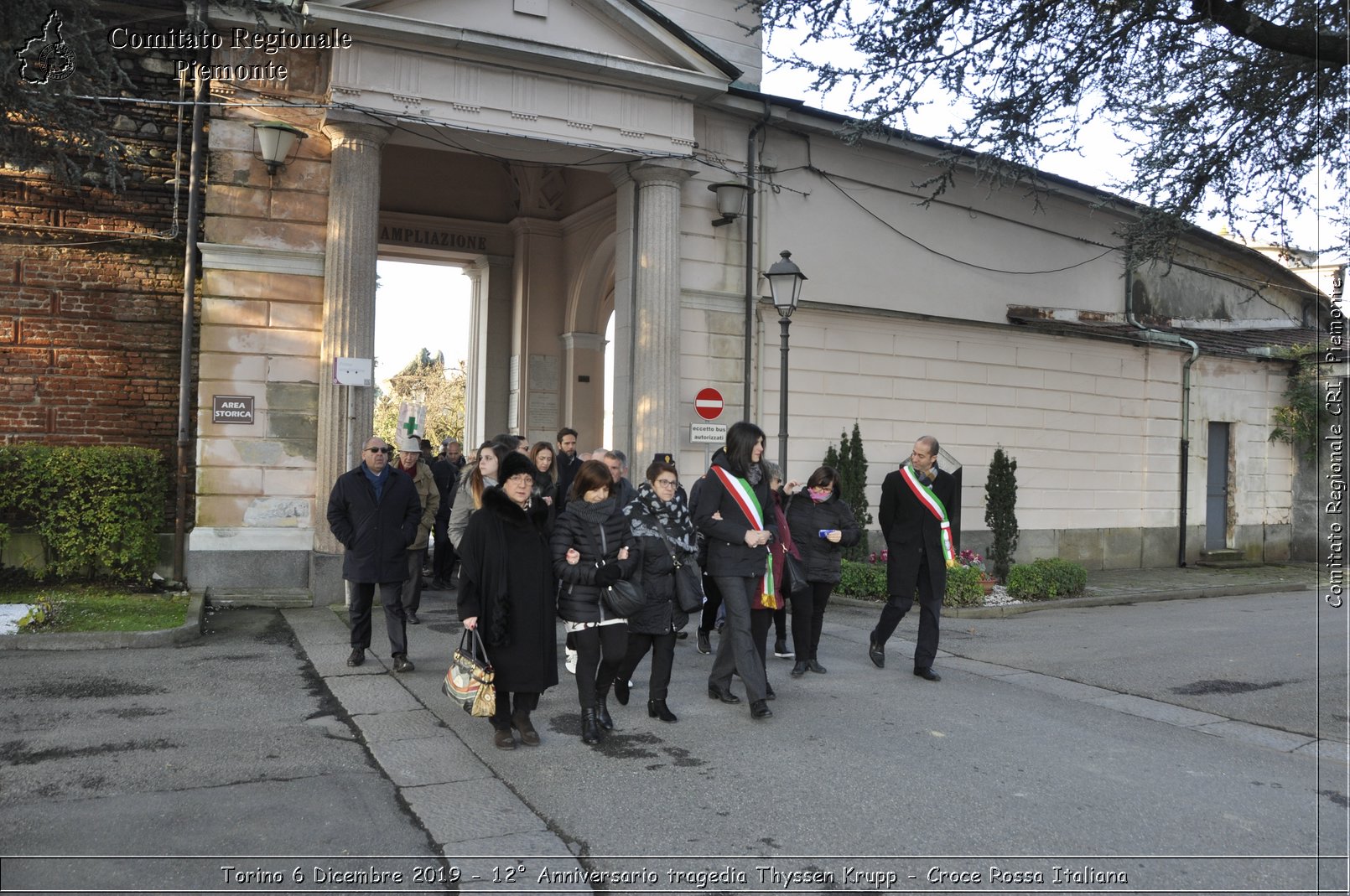 Torino 6 Dicembre 2019 - 12 Anniversario tragedia Thyssen Krupp - Croce Rossa Italiana