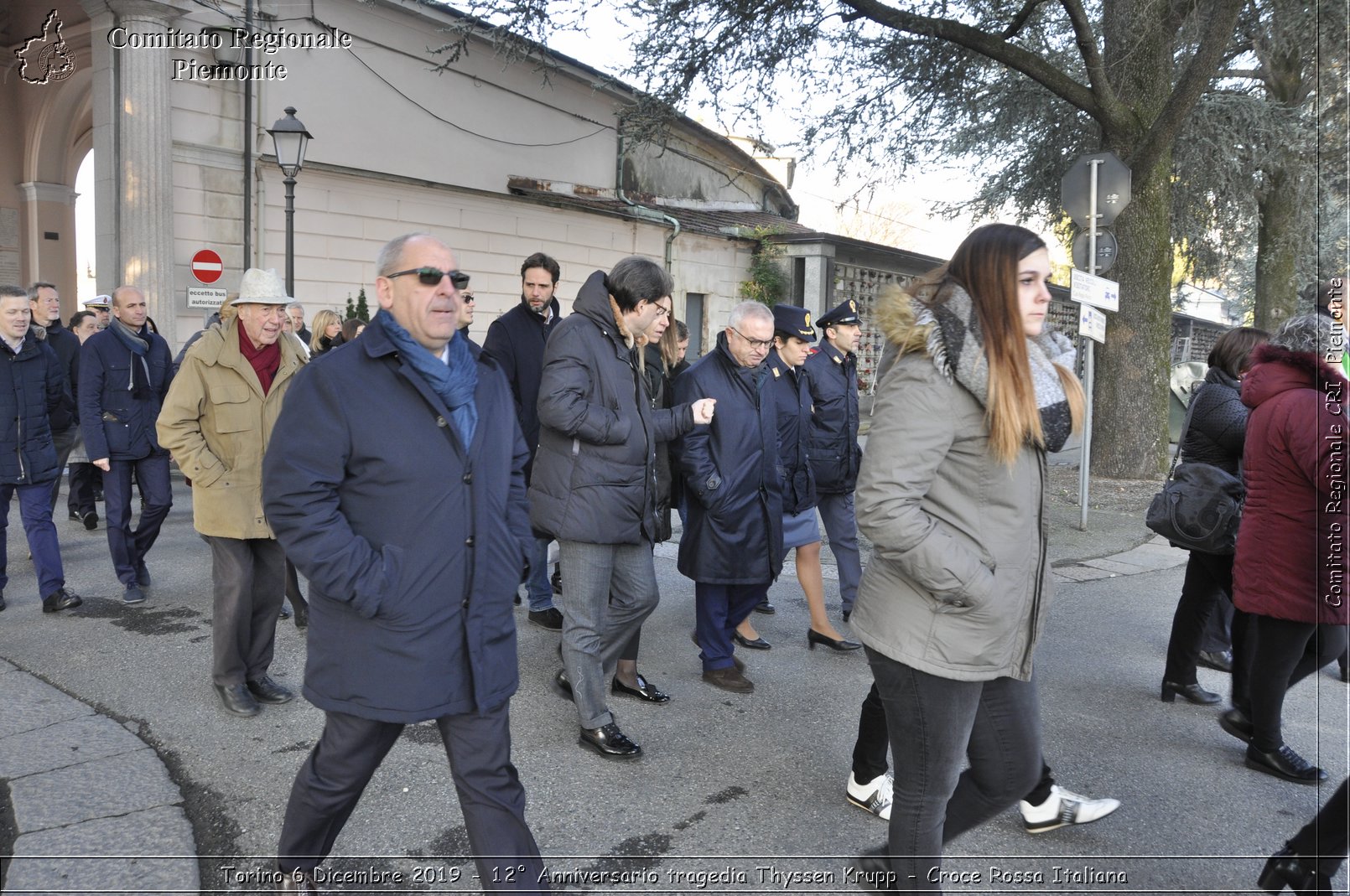 Torino 6 Dicembre 2019 - 12 Anniversario tragedia Thyssen Krupp - Croce Rossa Italiana