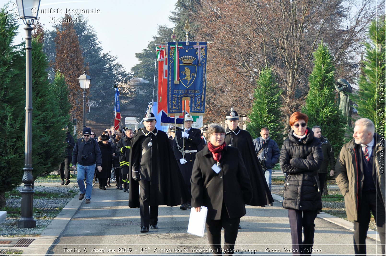 Torino 6 Dicembre 2019 - 12 Anniversario tragedia Thyssen Krupp - Croce Rossa Italiana