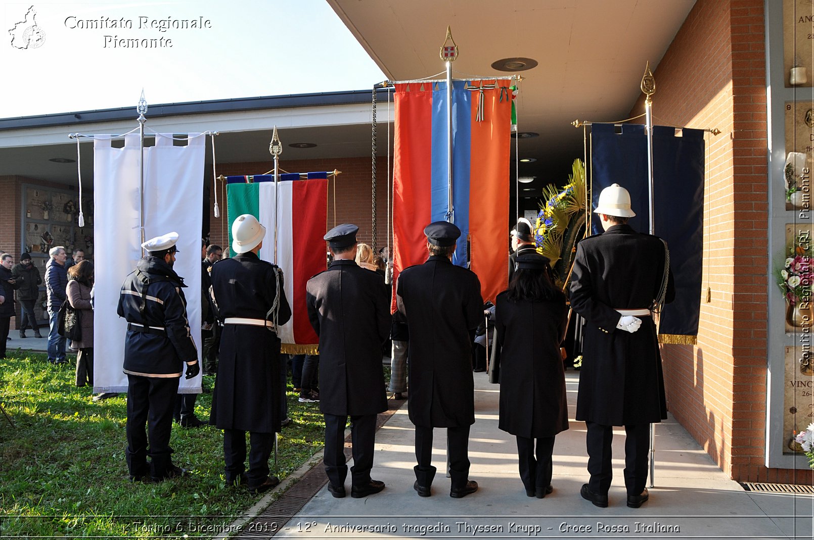 Torino 6 Dicembre 2019 - 12 Anniversario tragedia Thyssen Krupp - Croce Rossa Italiana