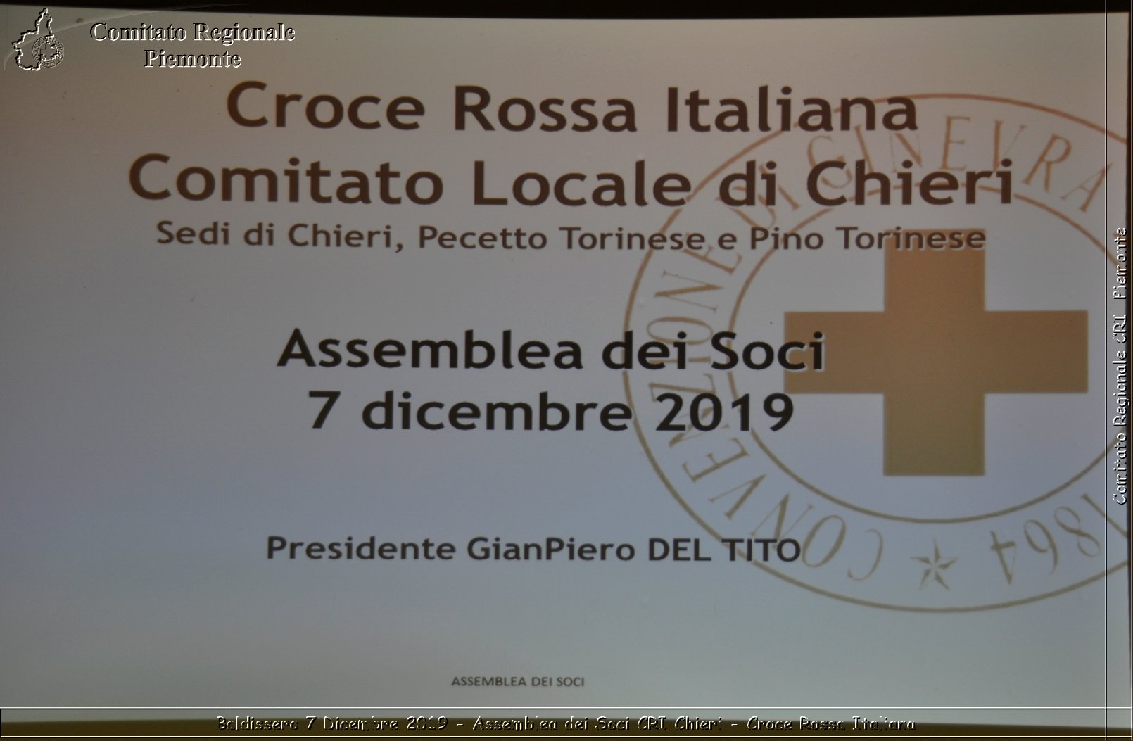 Baldissero 7 Dicembre 2019 - Assemblea dei Sici CRI Chieri - Croce Rossa Italiana