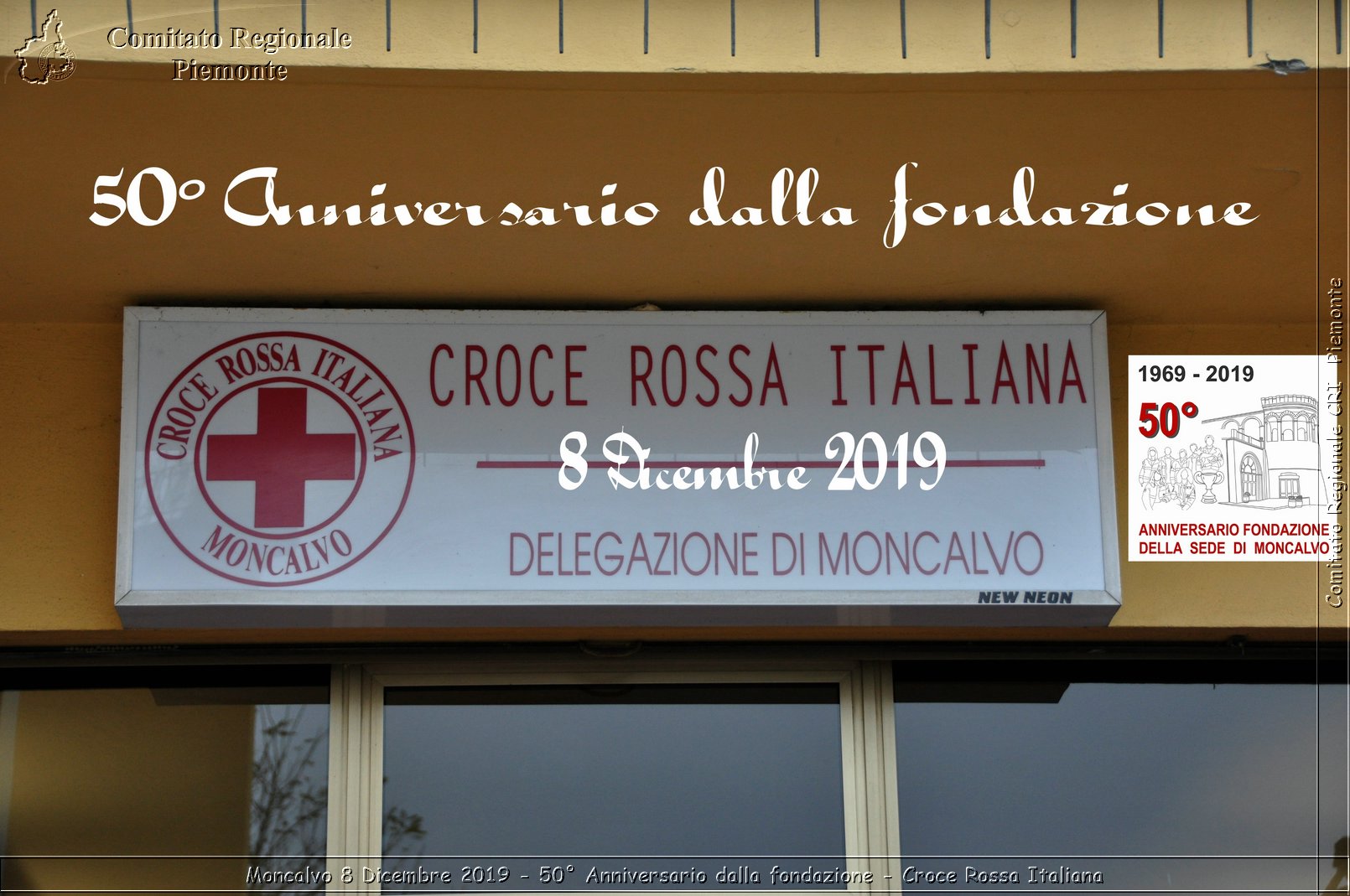 Moncalvo 8 Dicembre 2019 - 50 Anniversario dalla fondazione - Croce Rossa Italiana