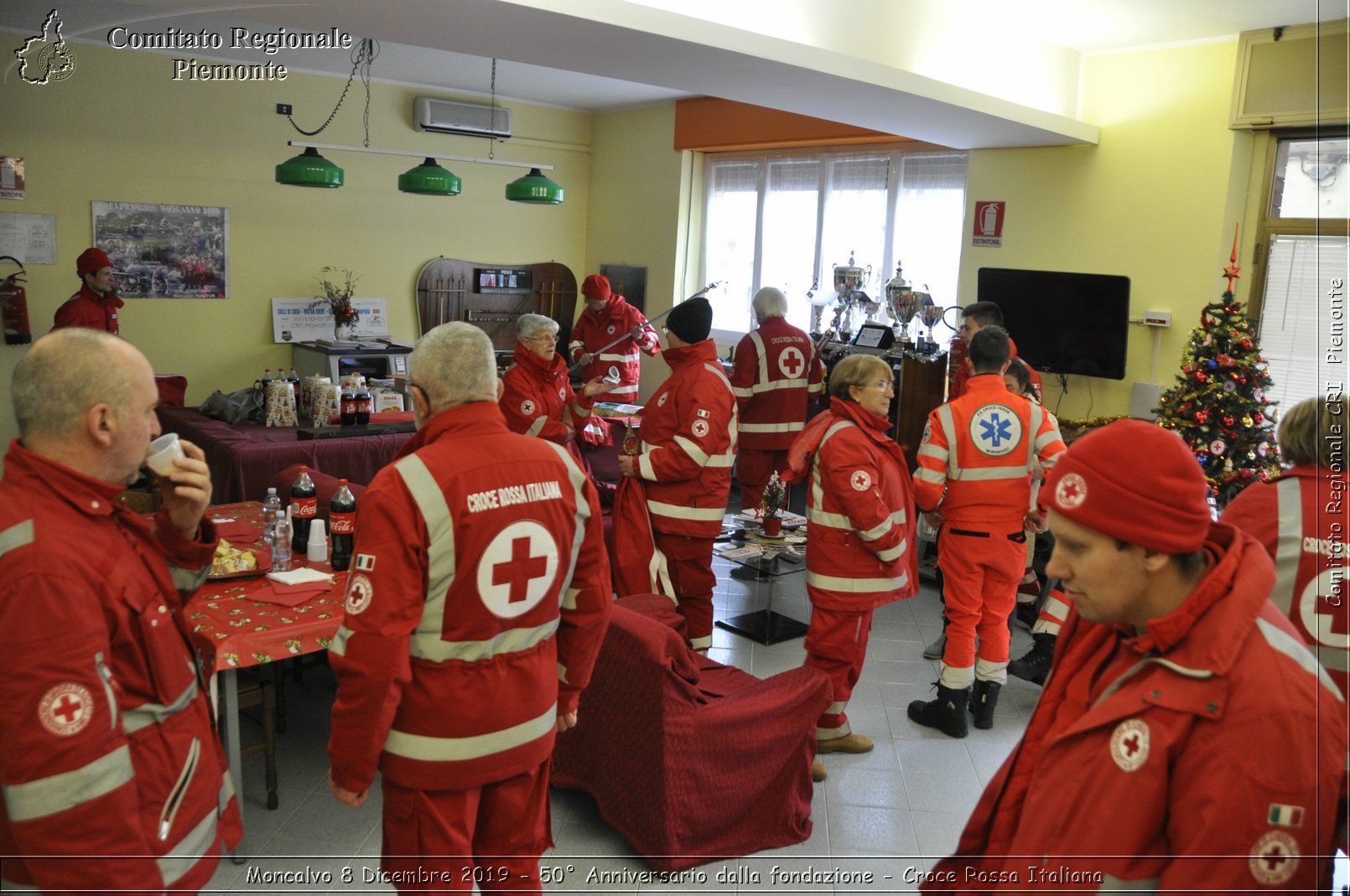 Moncalvo 8 Dicembre 2019 - 50 Anniversario dalla fondazione - Croce Rossa Italiana