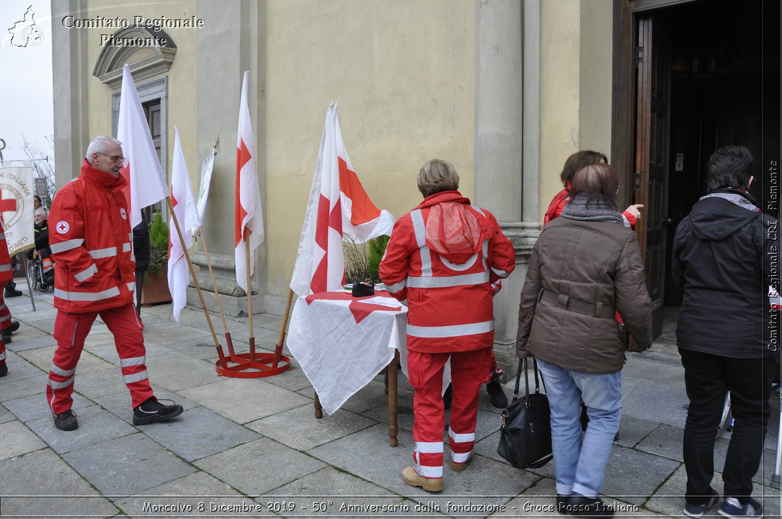 Moncalvo 8 Dicembre 2019 - 50 Anniversario dalla fondazione - Croce Rossa Italiana