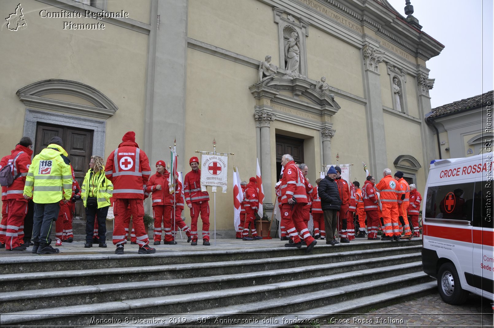 Moncalvo 8 Dicembre 2019 - 50 Anniversario dalla fondazione - Croce Rossa Italiana