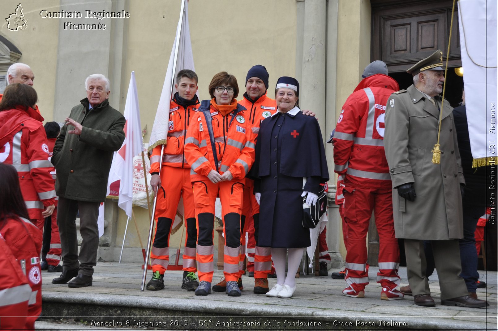 Moncalvo 8 Dicembre 2019 - 50 Anniversario dalla fondazione - Croce Rossa Italiana