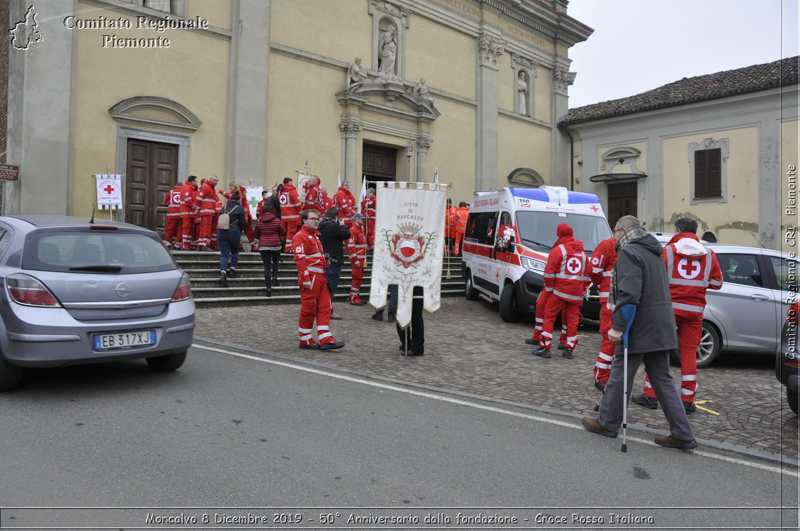 Moncalvo 8 Dicembre 2019 - 50 Anniversario dalla fondazione - Croce Rossa Italiana