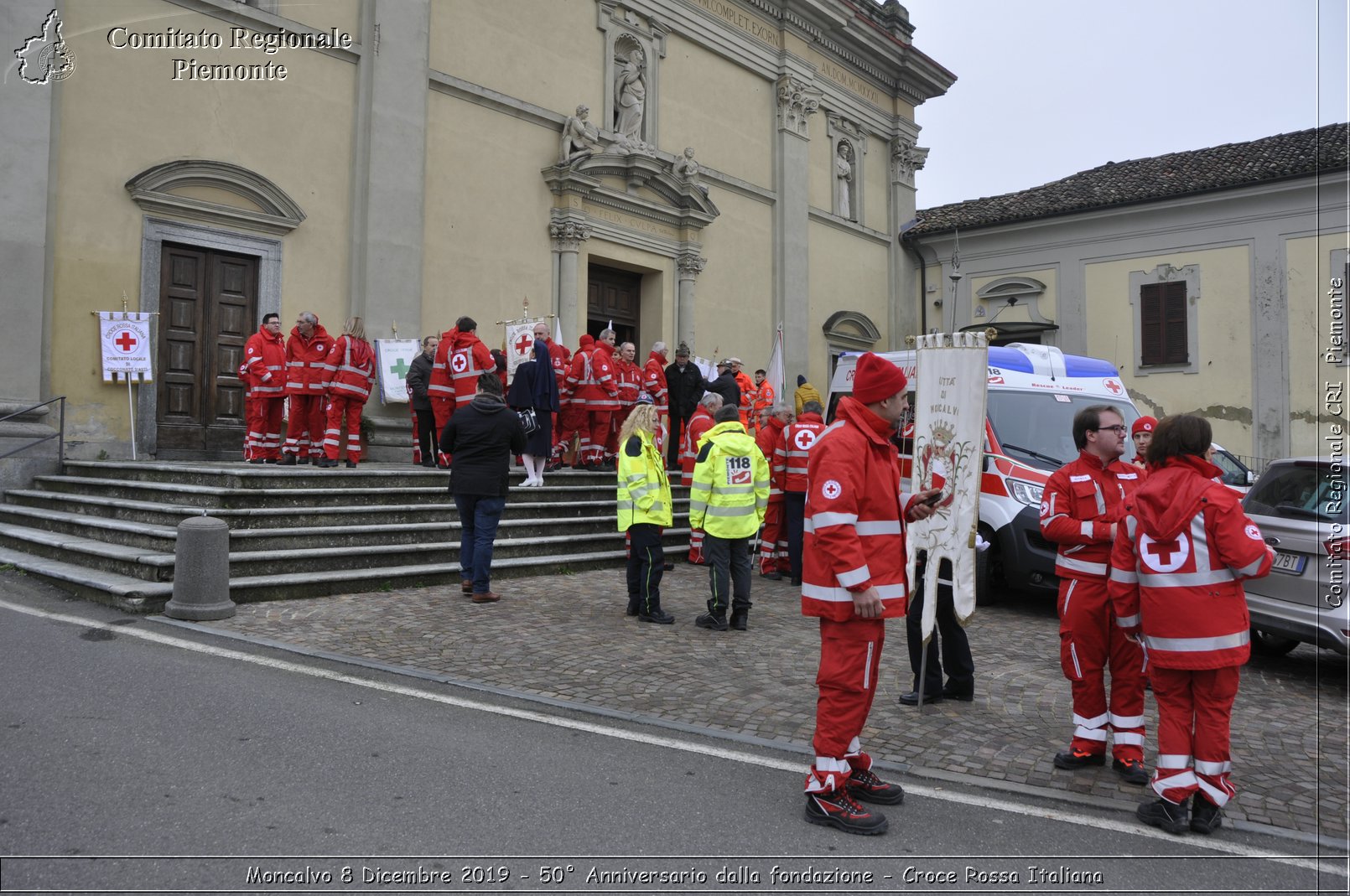 Moncalvo 8 Dicembre 2019 - 50 Anniversario dalla fondazione - Croce Rossa Italiana