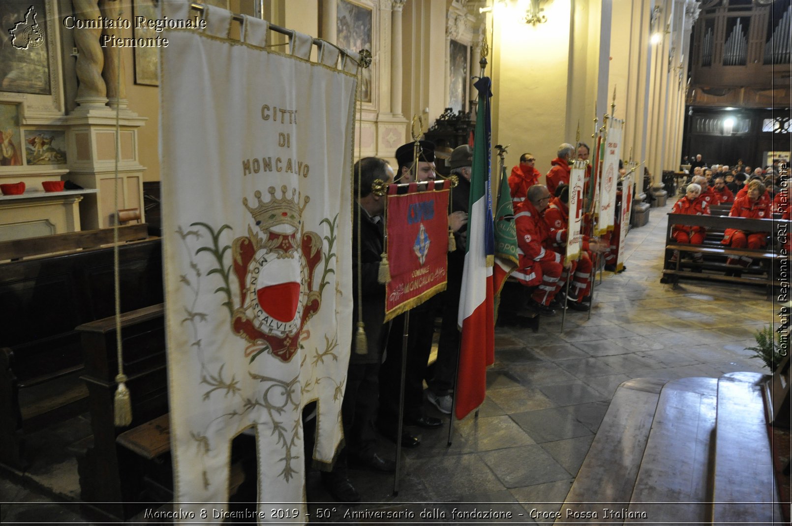 Moncalvo 8 Dicembre 2019 - 50 Anniversario dalla fondazione - Croce Rossa Italiana