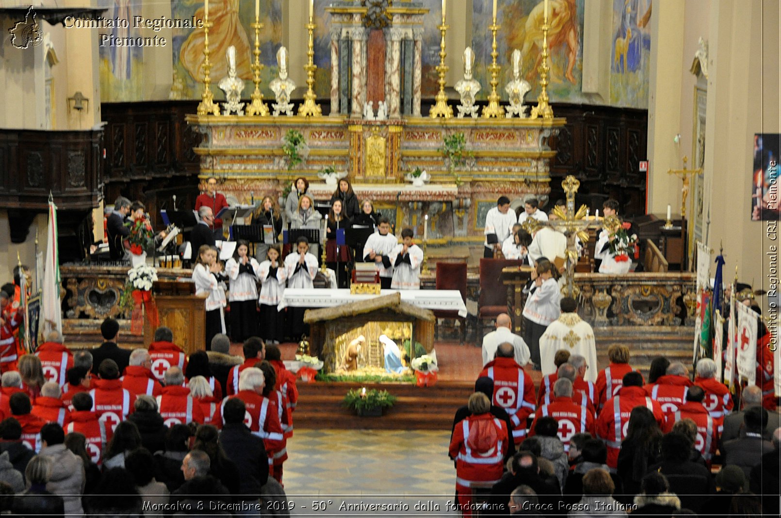 Moncalvo 8 Dicembre 2019 - 50 Anniversario dalla fondazione - Croce Rossa Italiana