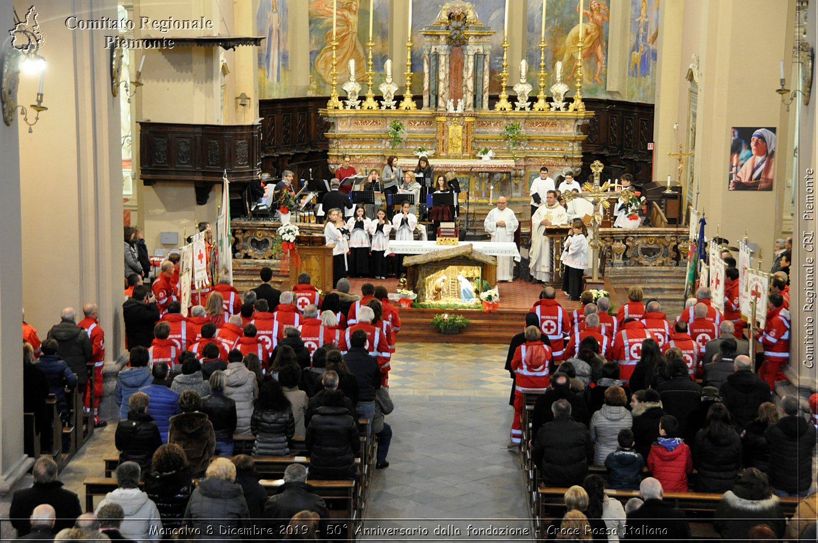 Moncalvo 8 Dicembre 2019 - 50 Anniversario dalla fondazione - Croce Rossa Italiana