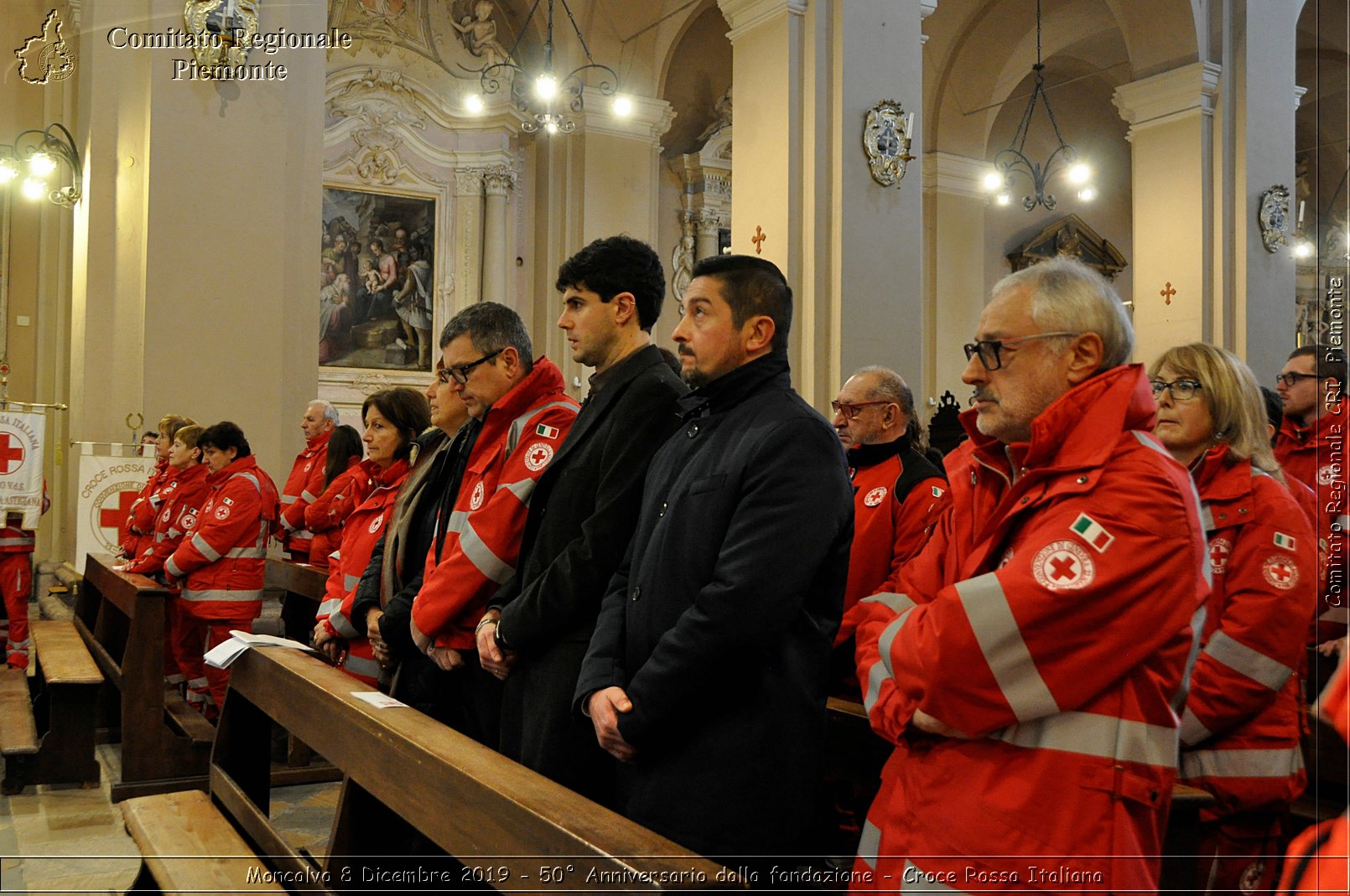 Moncalvo 8 Dicembre 2019 - 50 Anniversario dalla fondazione - Croce Rossa Italiana