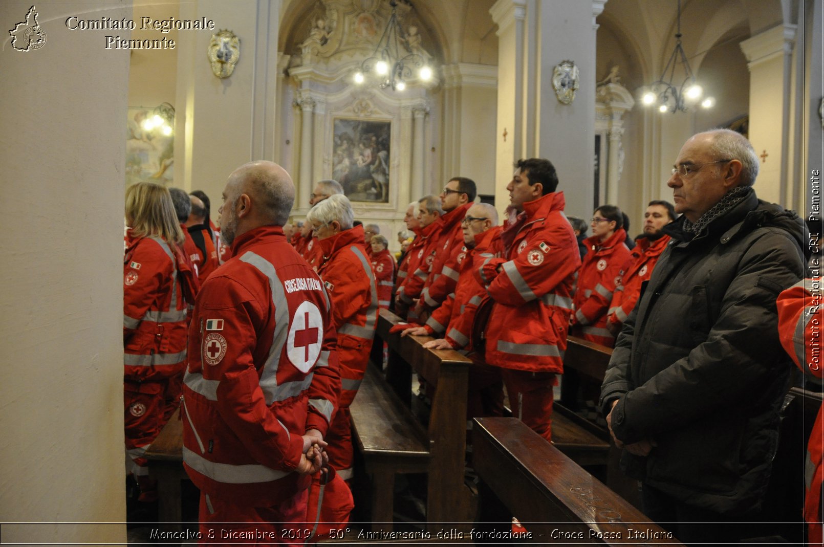 Moncalvo 8 Dicembre 2019 - 50 Anniversario dalla fondazione - Croce Rossa Italiana