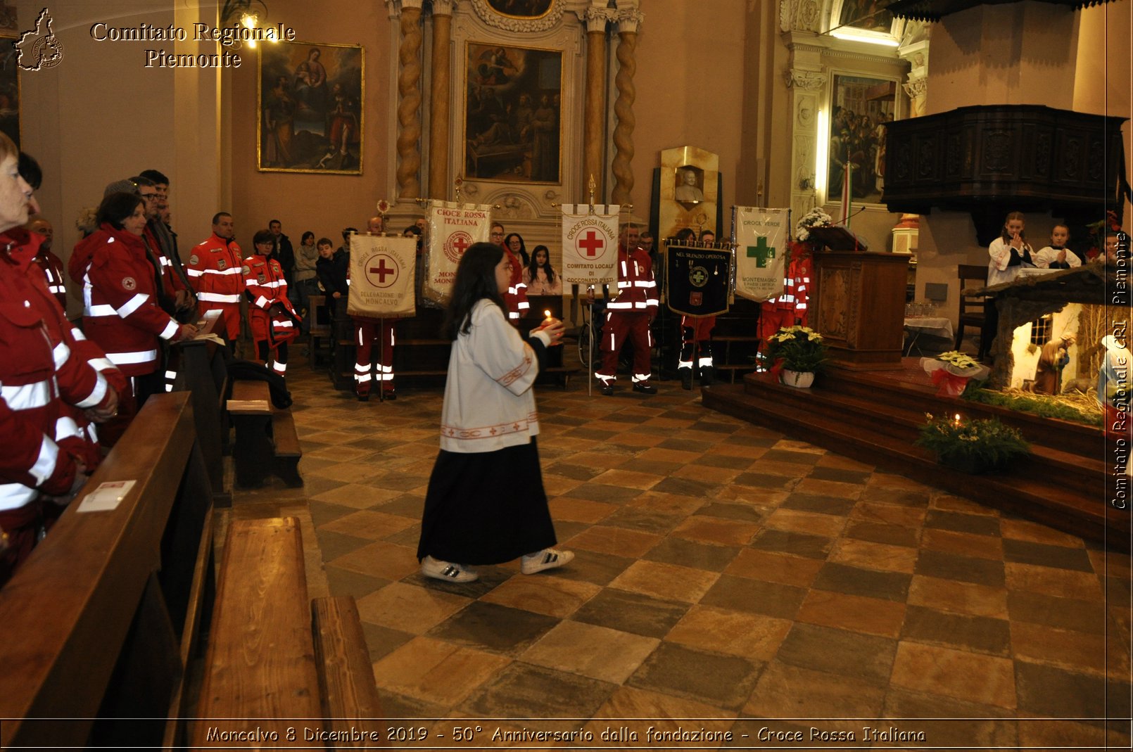 Moncalvo 8 Dicembre 2019 - 50 Anniversario dalla fondazione - Croce Rossa Italiana