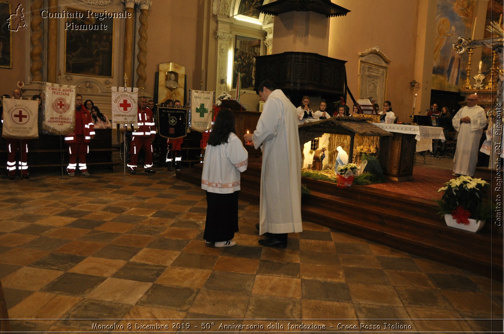 Moncalvo 8 Dicembre 2019 - 50 Anniversario dalla fondazione - Croce Rossa Italiana