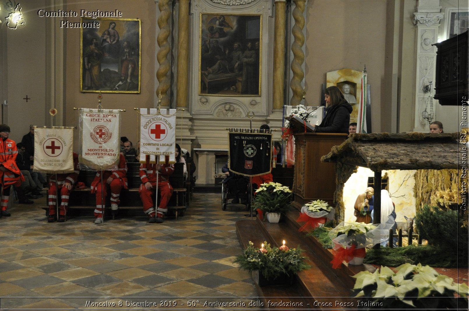 Moncalvo 8 Dicembre 2019 - 50 Anniversario dalla fondazione - Croce Rossa Italiana