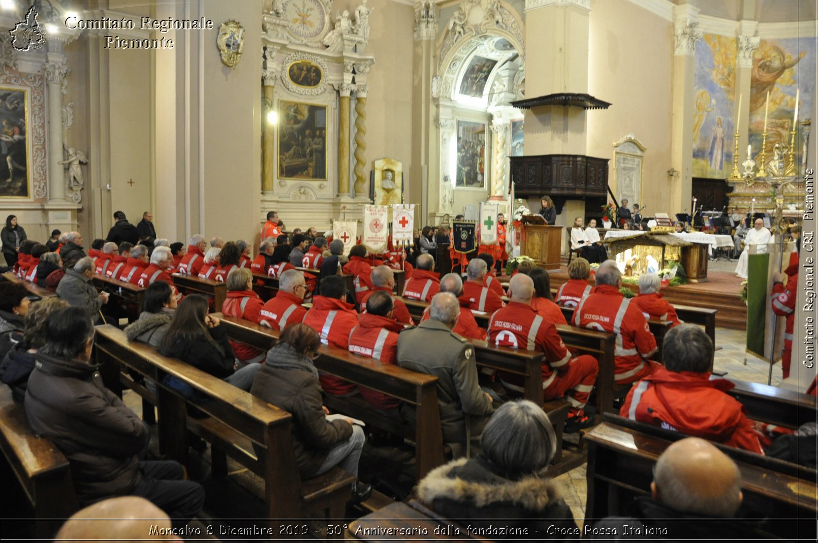 Moncalvo 8 Dicembre 2019 - 50 Anniversario dalla fondazione - Croce Rossa Italiana