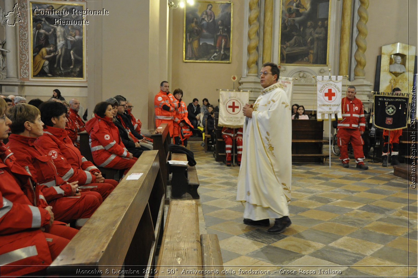 Moncalvo 8 Dicembre 2019 - 50 Anniversario dalla fondazione - Croce Rossa Italiana