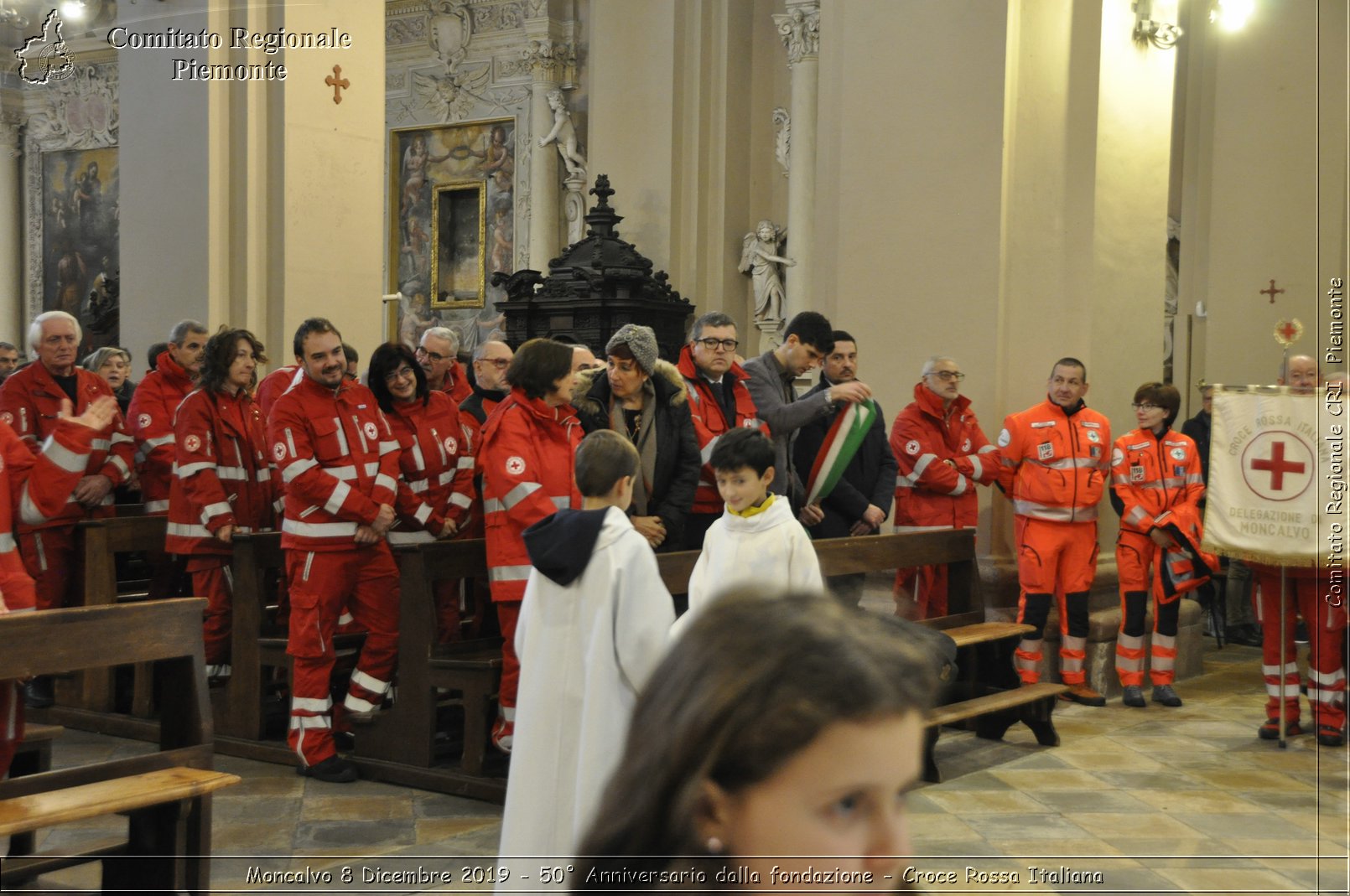 Moncalvo 8 Dicembre 2019 - 50 Anniversario dalla fondazione - Croce Rossa Italiana