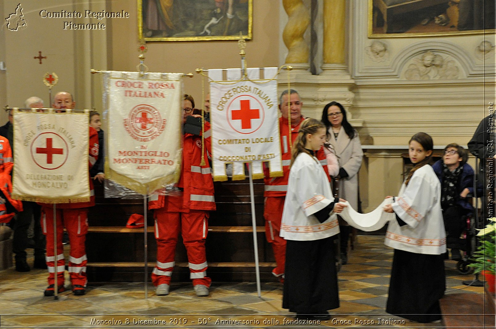 Moncalvo 8 Dicembre 2019 - 50 Anniversario dalla fondazione - Croce Rossa Italiana