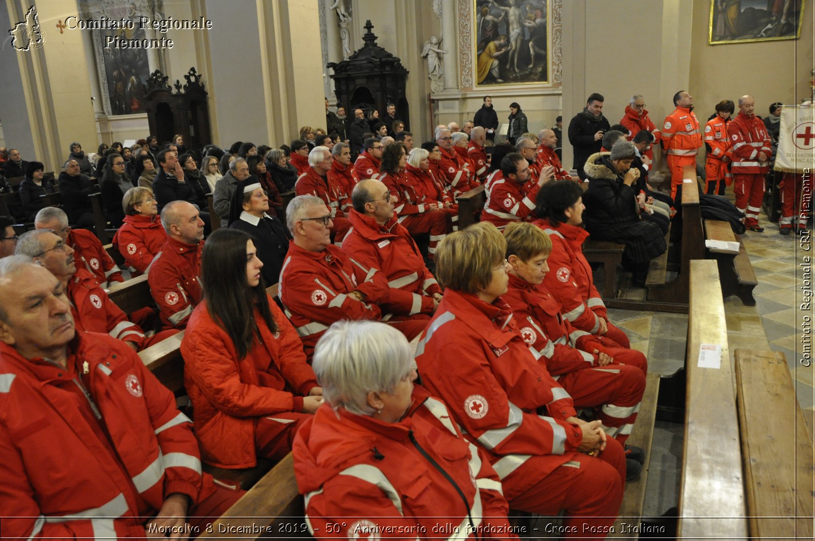 Moncalvo 8 Dicembre 2019 - 50 Anniversario dalla fondazione - Croce Rossa Italiana