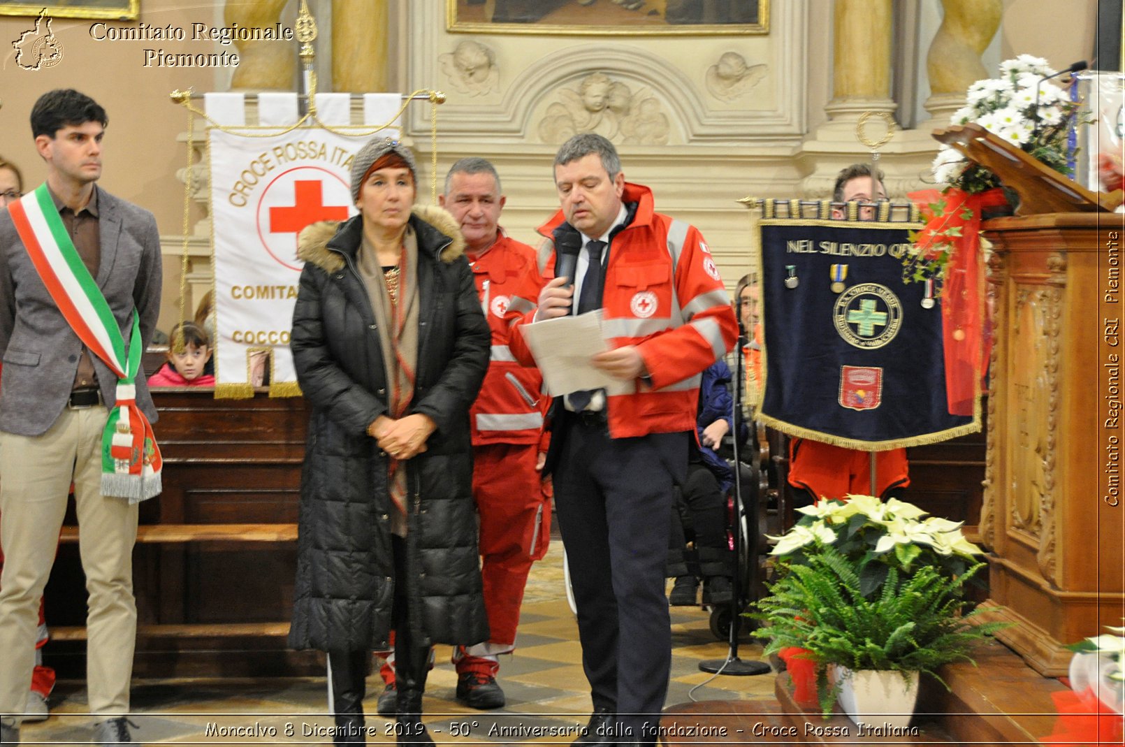 Moncalvo 8 Dicembre 2019 - 50 Anniversario dalla fondazione - Croce Rossa Italiana