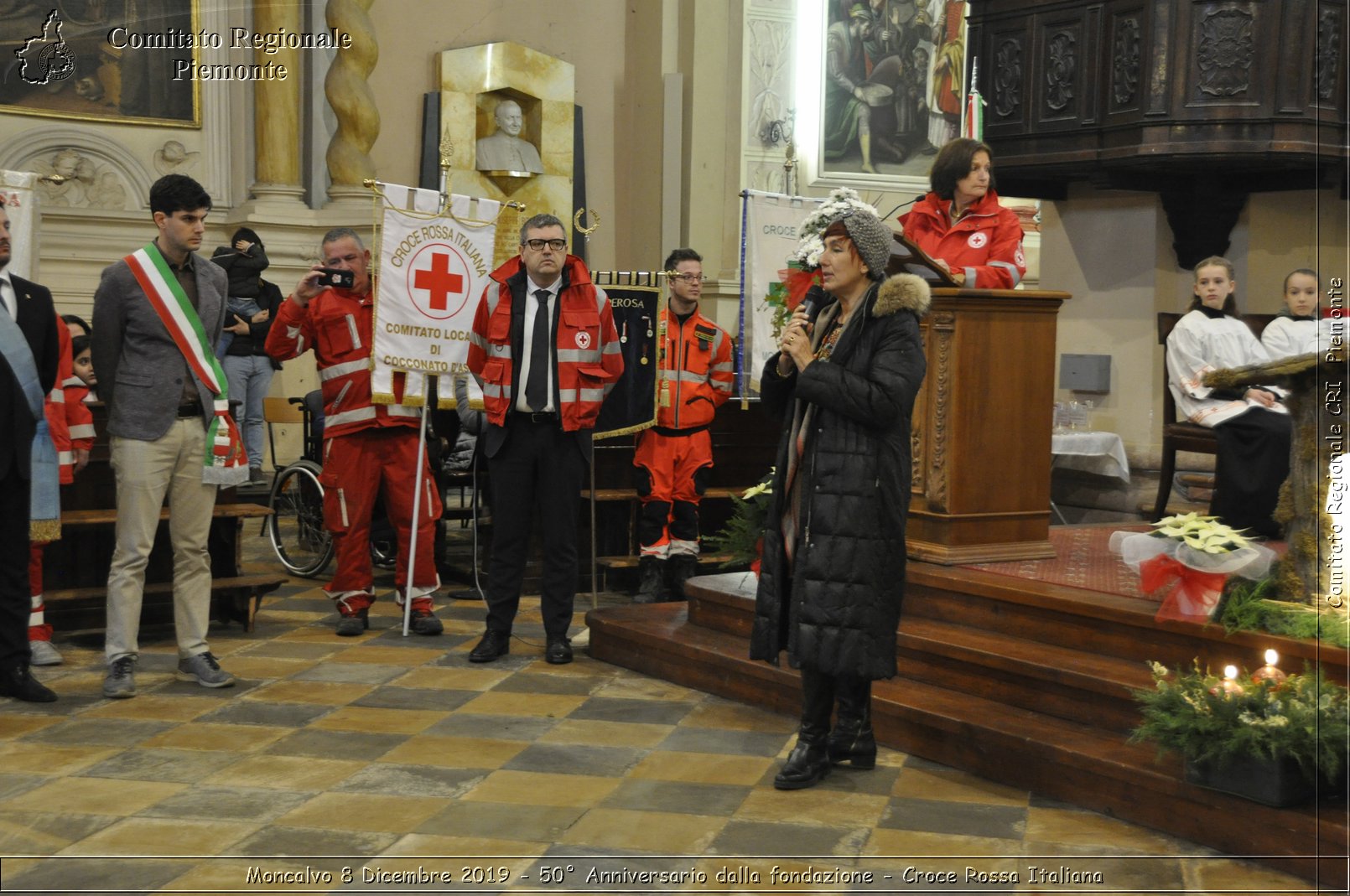 Moncalvo 8 Dicembre 2019 - 50 Anniversario dalla fondazione - Croce Rossa Italiana