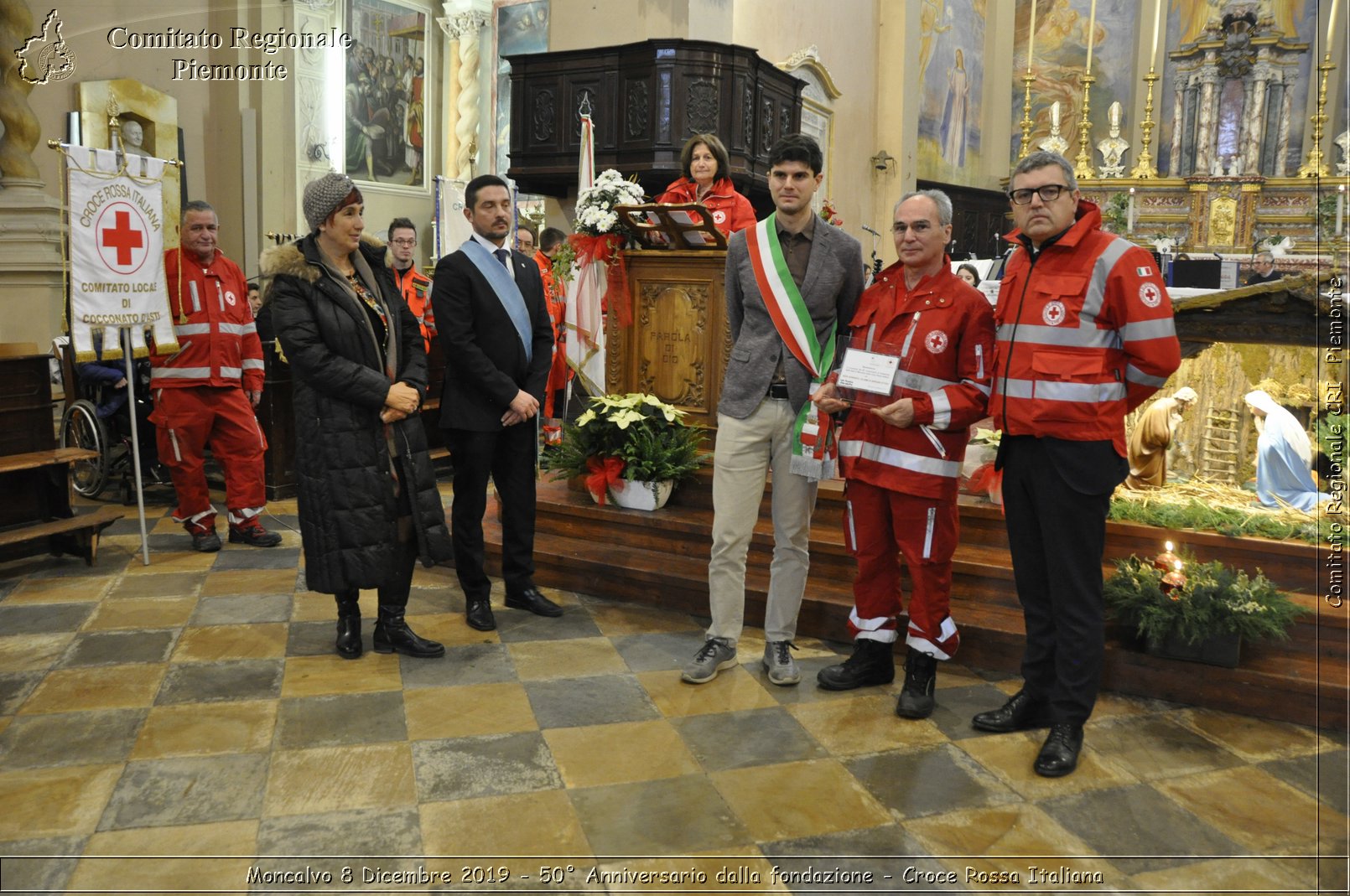 Moncalvo 8 Dicembre 2019 - 50 Anniversario dalla fondazione - Croce Rossa Italiana