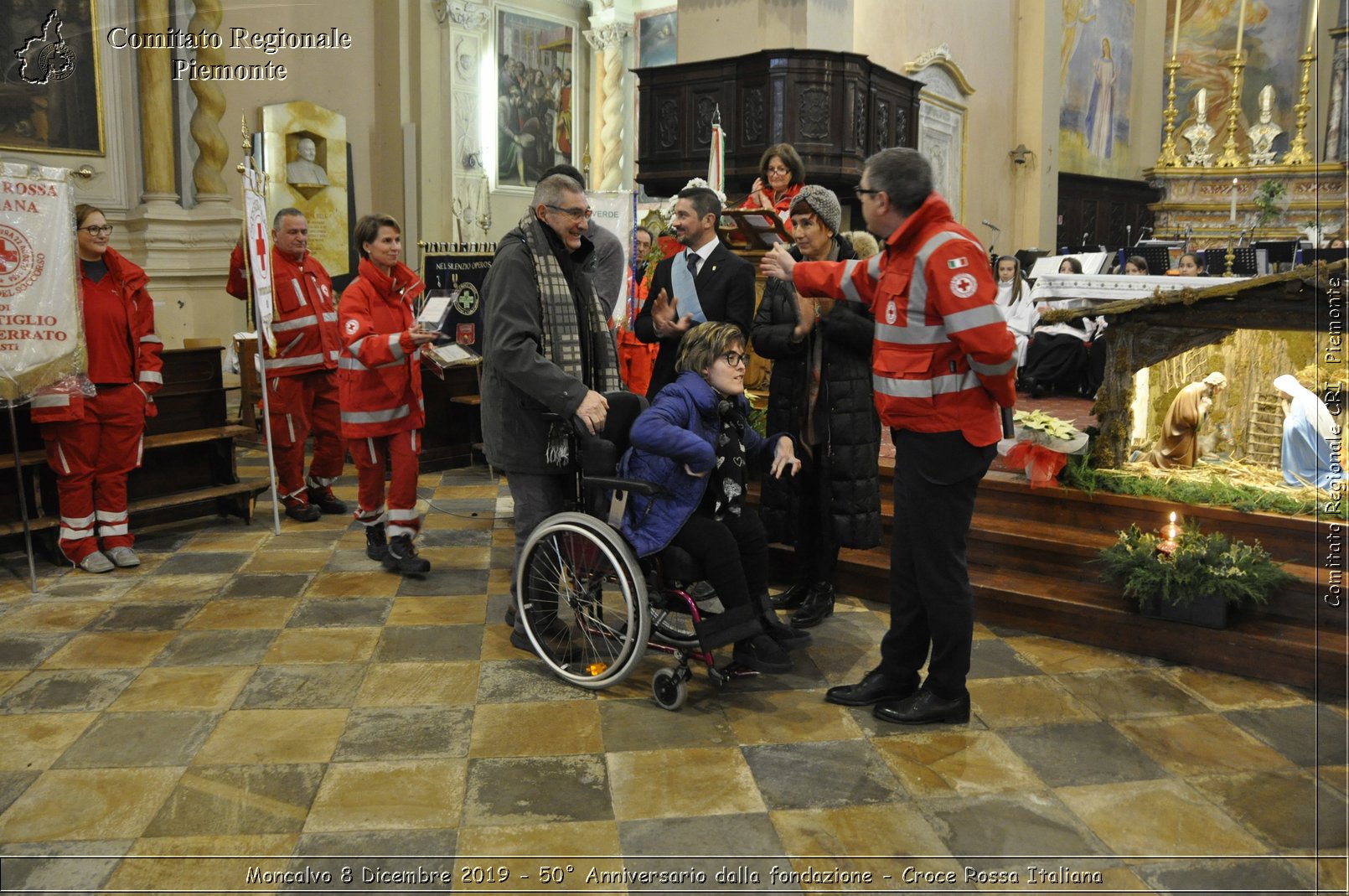 Moncalvo 8 Dicembre 2019 - 50 Anniversario dalla fondazione - Croce Rossa Italiana