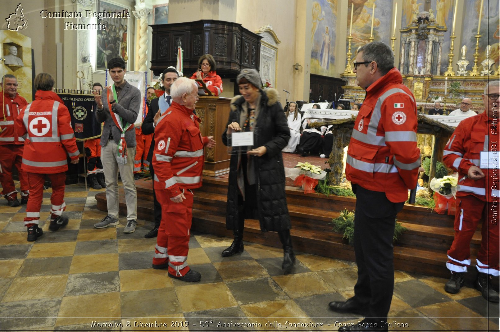 Moncalvo 8 Dicembre 2019 - 50 Anniversario dalla fondazione - Croce Rossa Italiana