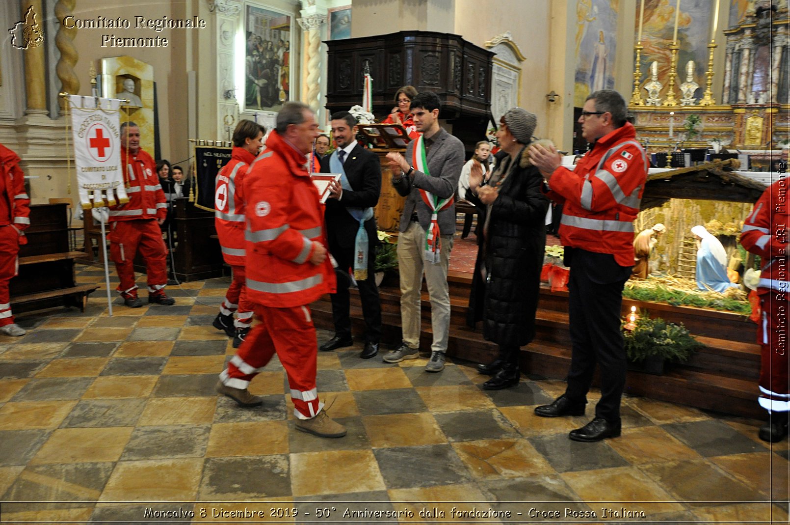 Moncalvo 8 Dicembre 2019 - 50 Anniversario dalla fondazione - Croce Rossa Italiana