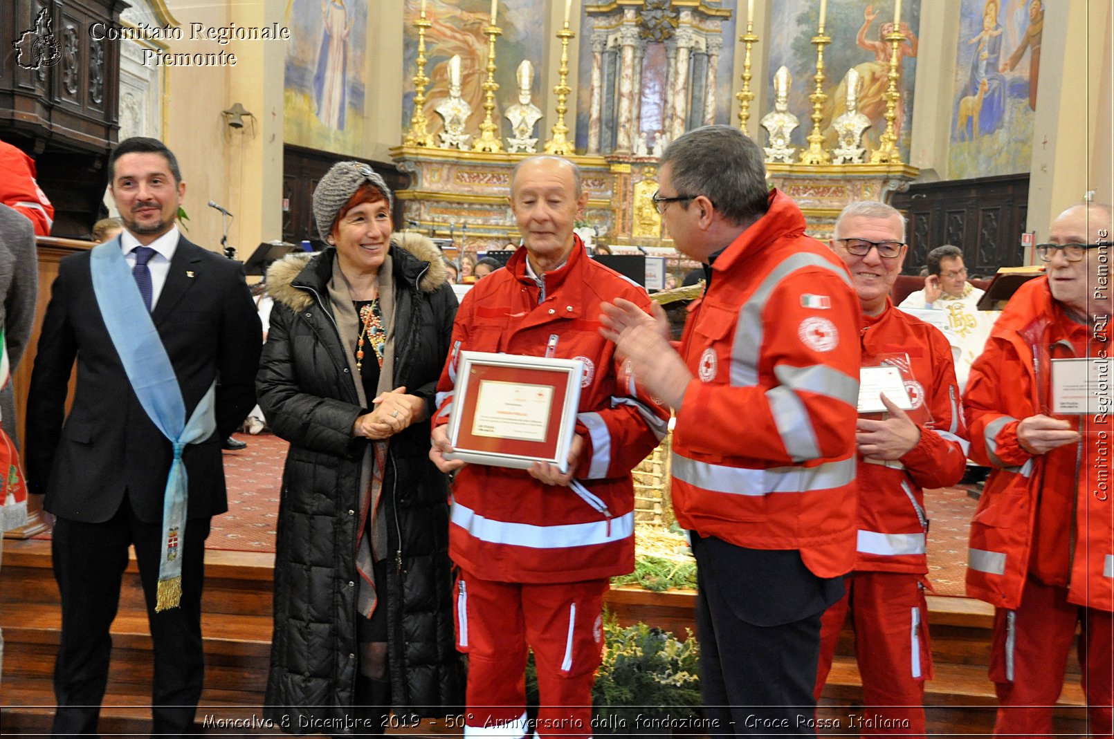 Moncalvo 8 Dicembre 2019 - 50 Anniversario dalla fondazione - Croce Rossa Italiana