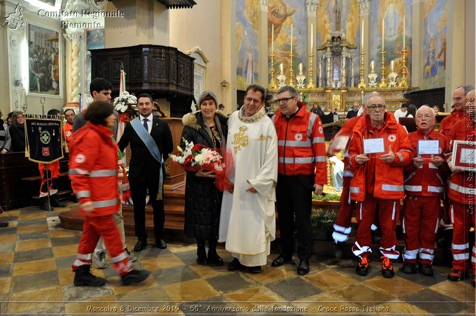 Moncalvo 8 Dicembre 2019 - 50 Anniversario dalla fondazione - Croce Rossa Italiana