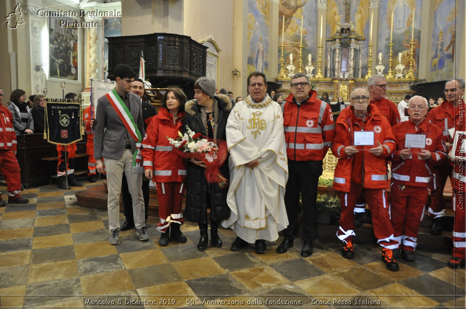 Moncalvo 8 Dicembre 2019 - 50 Anniversario dalla fondazione - Croce Rossa Italiana