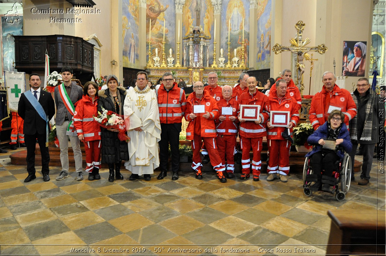 Moncalvo 8 Dicembre 2019 - 50 Anniversario dalla fondazione - Croce Rossa Italiana