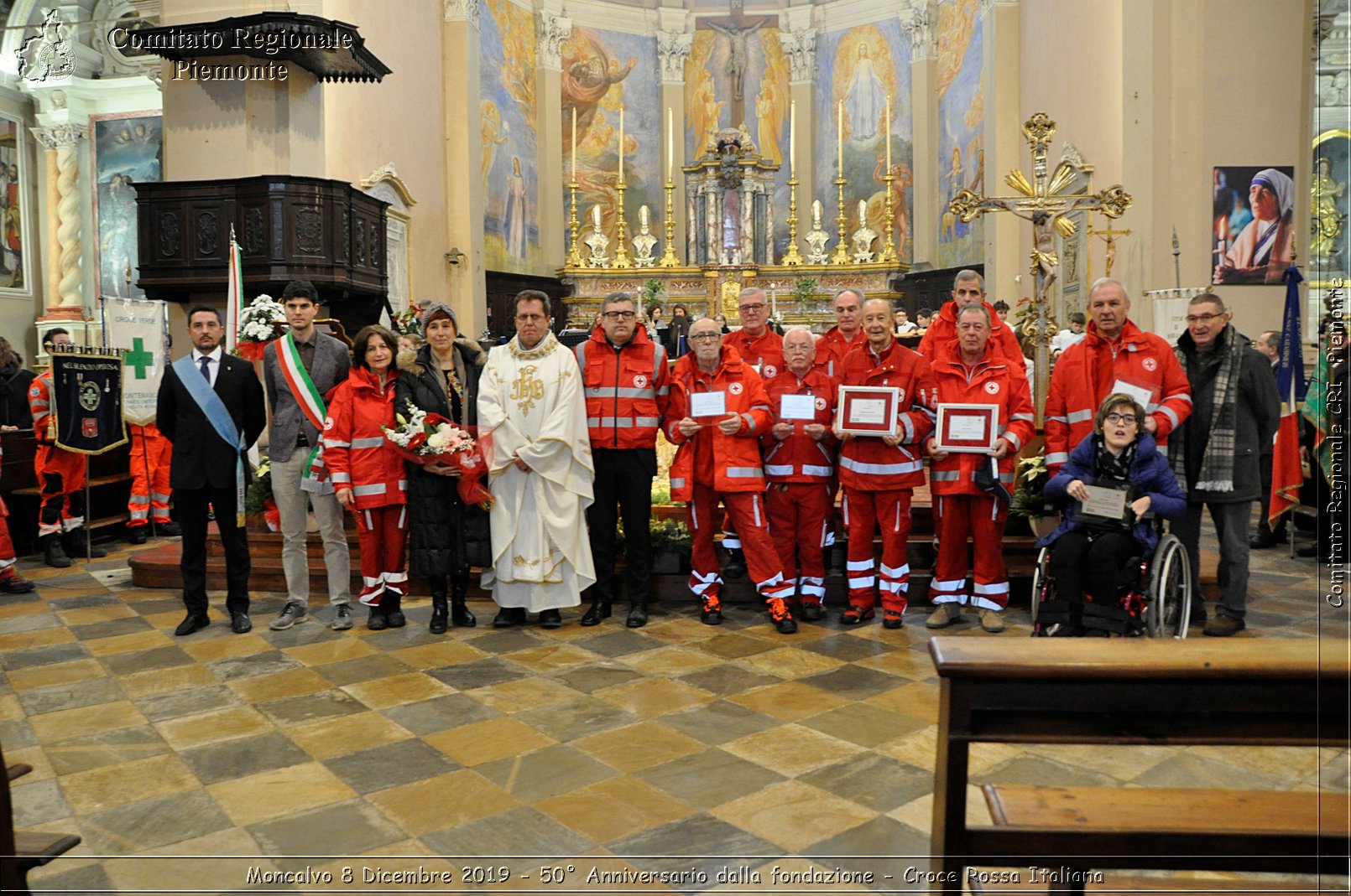 Moncalvo 8 Dicembre 2019 - 50 Anniversario dalla fondazione - Croce Rossa Italiana