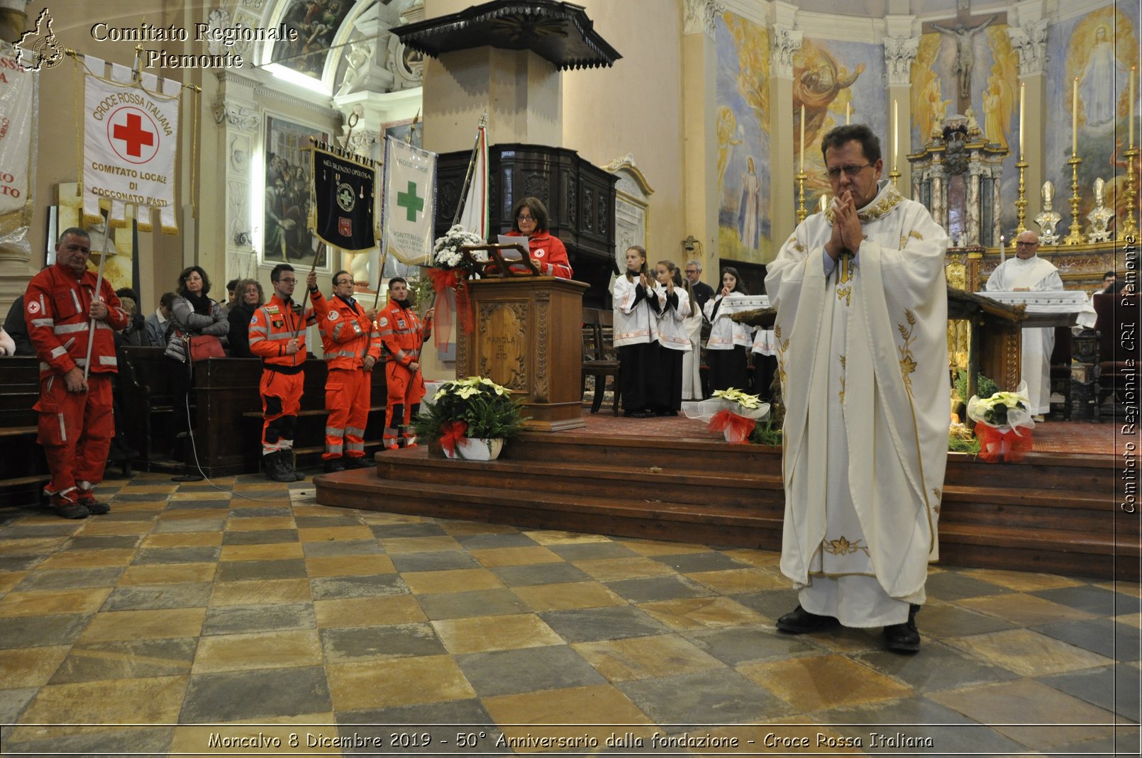 Moncalvo 8 Dicembre 2019 - 50 Anniversario dalla fondazione - Croce Rossa Italiana