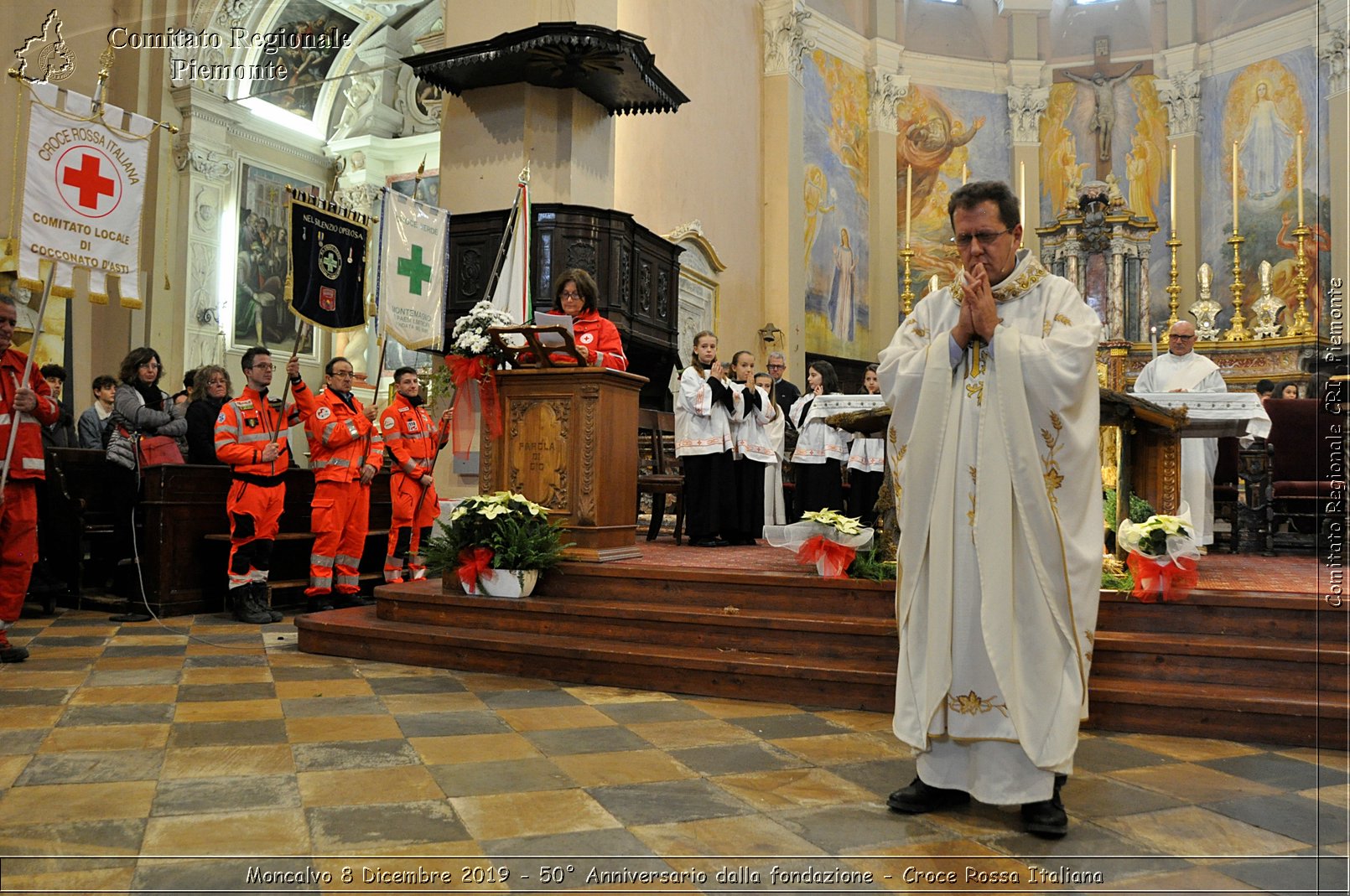 Moncalvo 8 Dicembre 2019 - 50 Anniversario dalla fondazione - Croce Rossa Italiana