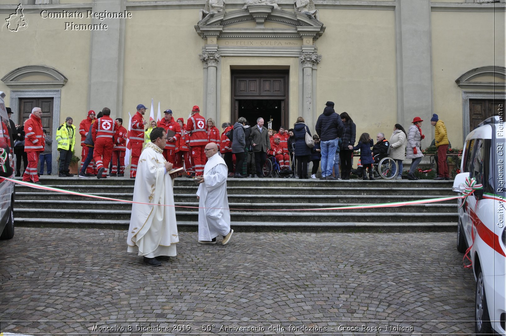 Moncalvo 8 Dicembre 2019 - 50 Anniversario dalla fondazione - Croce Rossa Italiana