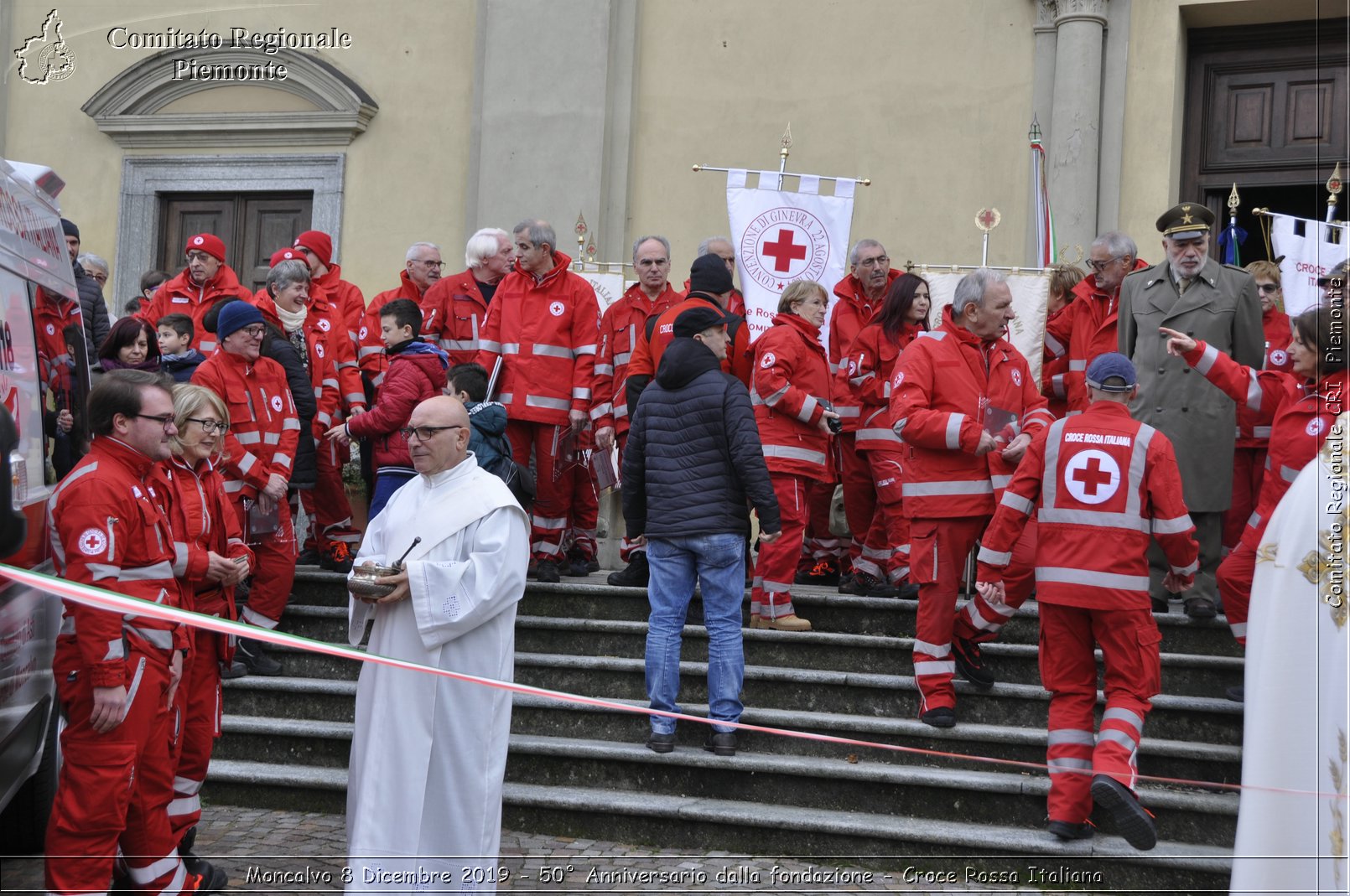 Moncalvo 8 Dicembre 2019 - 50 Anniversario dalla fondazione - Croce Rossa Italiana