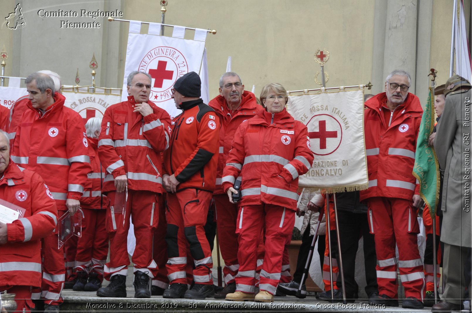 Moncalvo 8 Dicembre 2019 - 50 Anniversario dalla fondazione - Croce Rossa Italiana