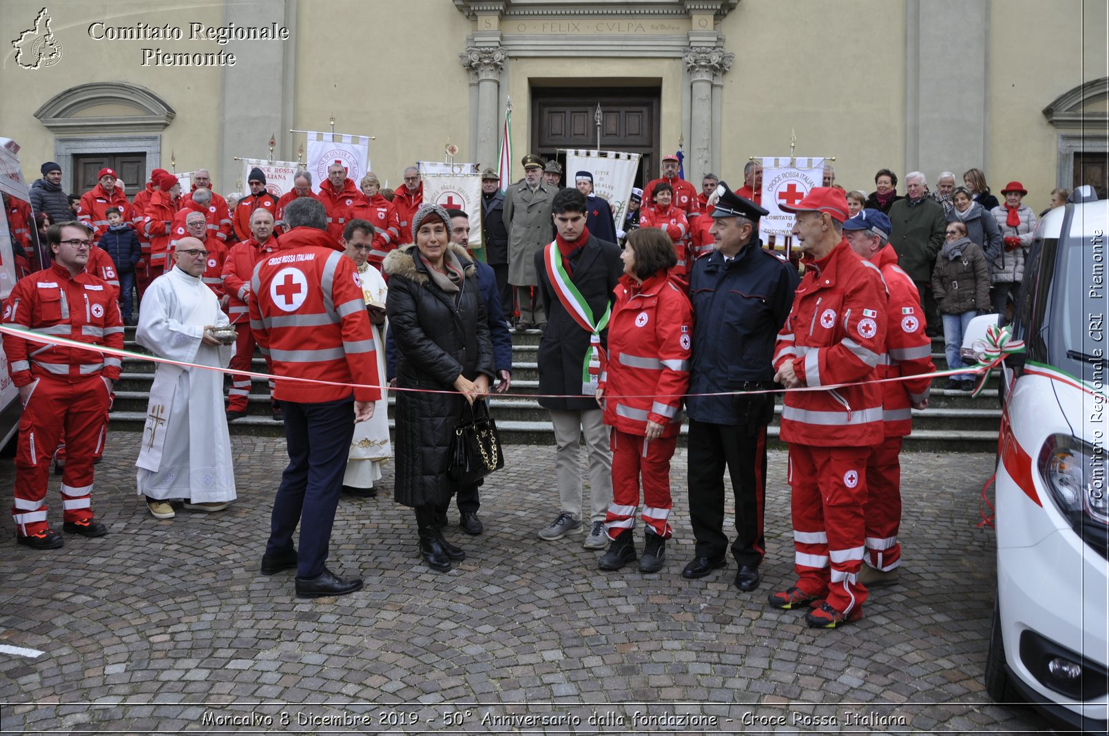 Moncalvo 8 Dicembre 2019 - 50 Anniversario dalla fondazione - Croce Rossa Italiana