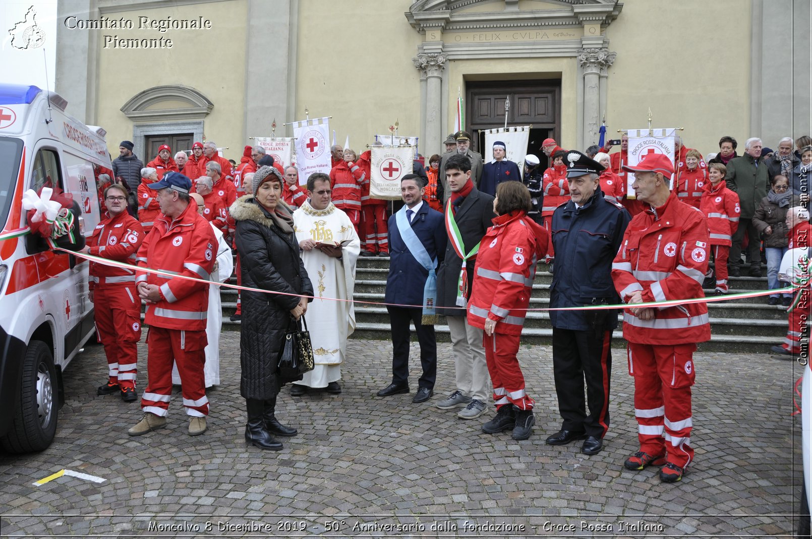 Moncalvo 8 Dicembre 2019 - 50 Anniversario dalla fondazione - Croce Rossa Italiana