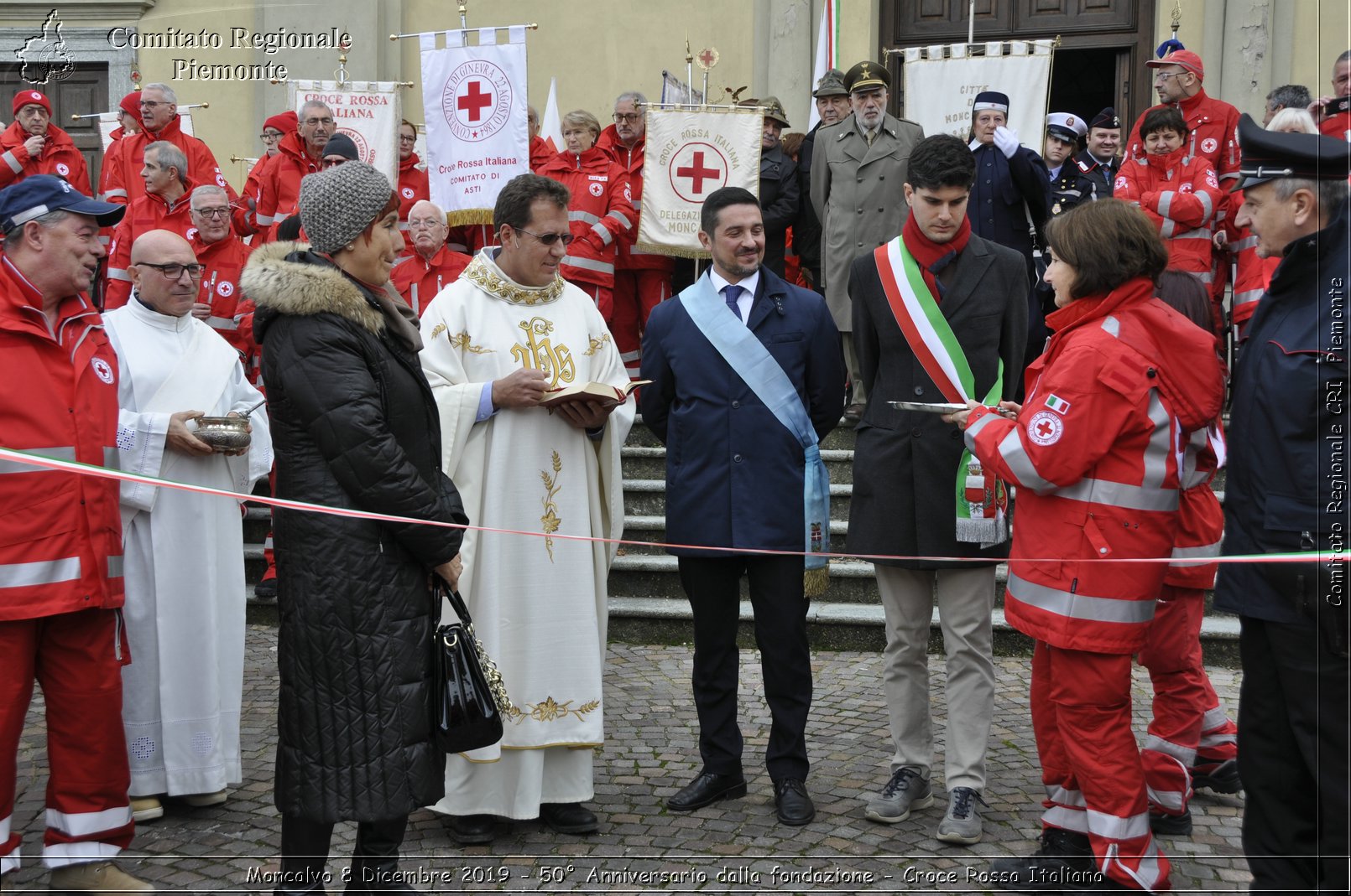 Moncalvo 8 Dicembre 2019 - 50 Anniversario dalla fondazione - Croce Rossa Italiana