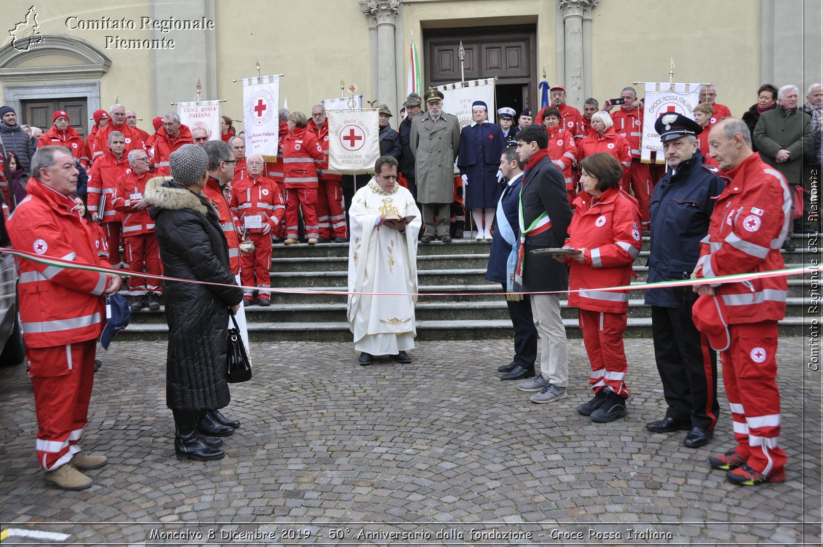 Moncalvo 8 Dicembre 2019 - 50 Anniversario dalla fondazione - Croce Rossa Italiana