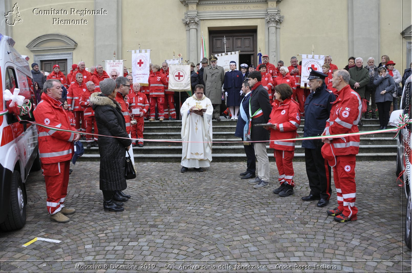 Moncalvo 8 Dicembre 2019 - 50 Anniversario dalla fondazione - Croce Rossa Italiana