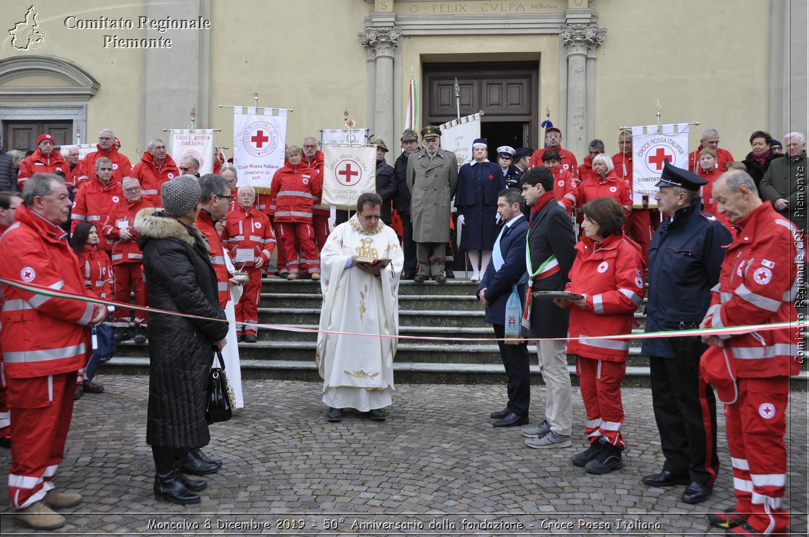 Moncalvo 8 Dicembre 2019 - 50 Anniversario dalla fondazione - Croce Rossa Italiana