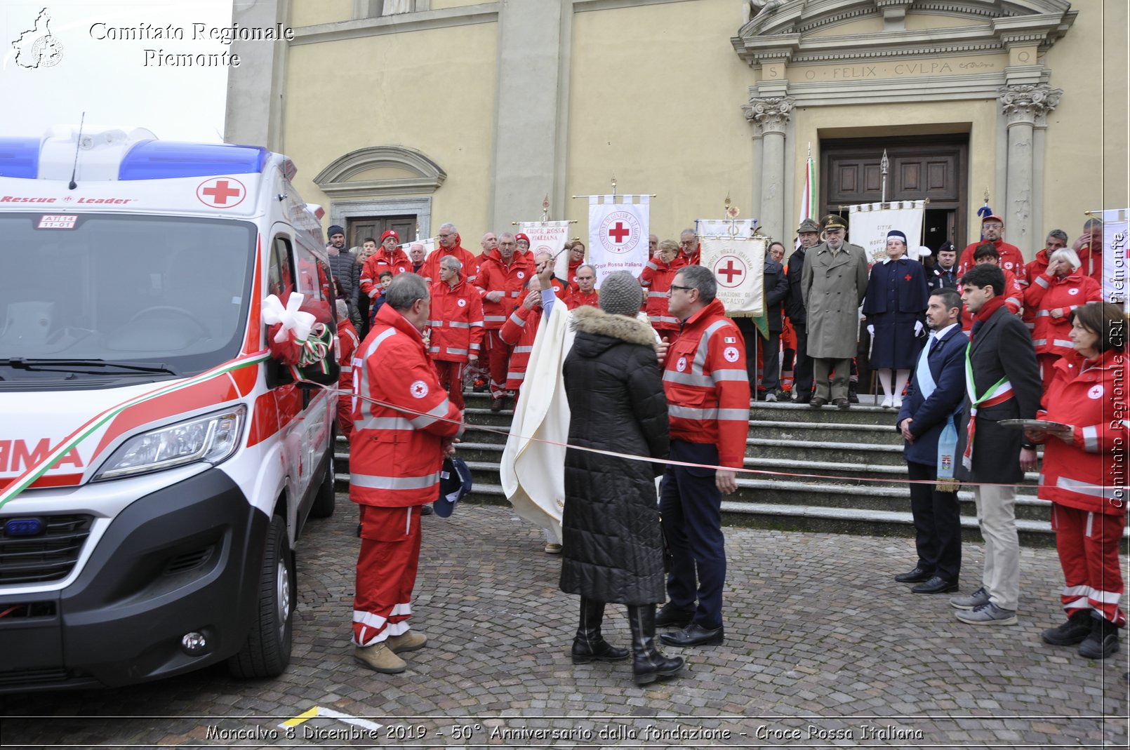 Moncalvo 8 Dicembre 2019 - 50 Anniversario dalla fondazione - Croce Rossa Italiana