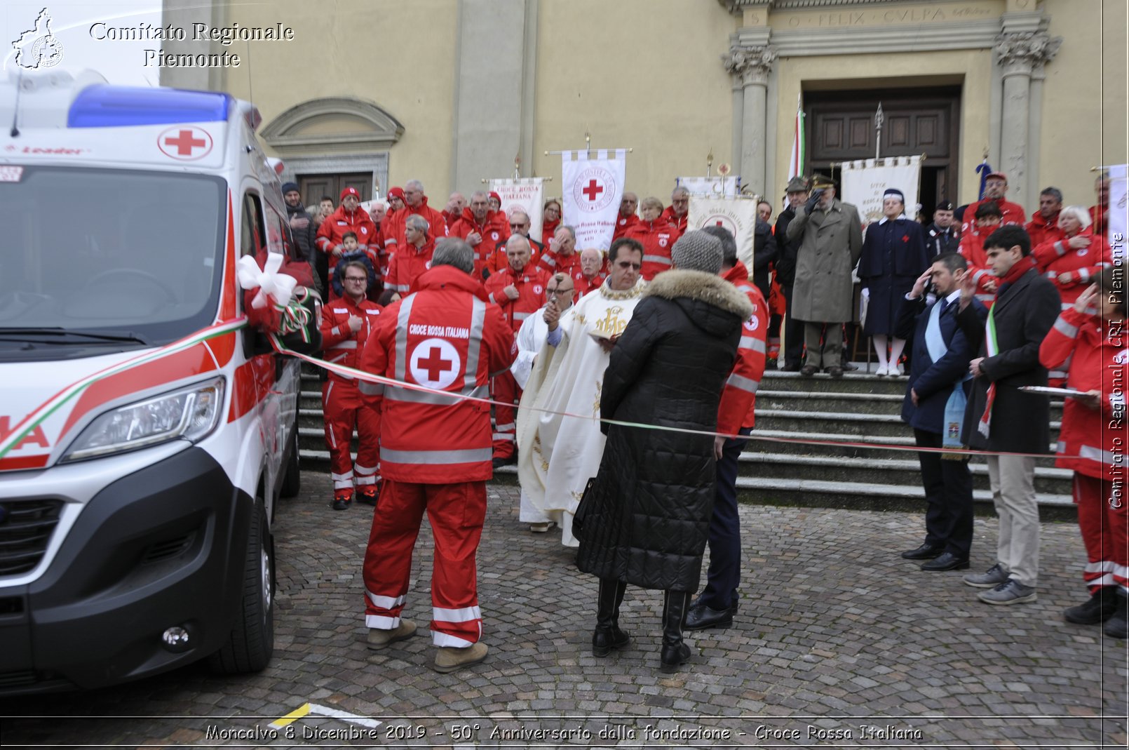 Moncalvo 8 Dicembre 2019 - 50 Anniversario dalla fondazione - Croce Rossa Italiana